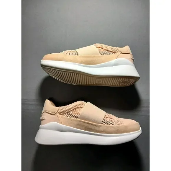 Ugg Peach Slip On Sneakers Women's Size 7 color is peach - Picture 3 of 6